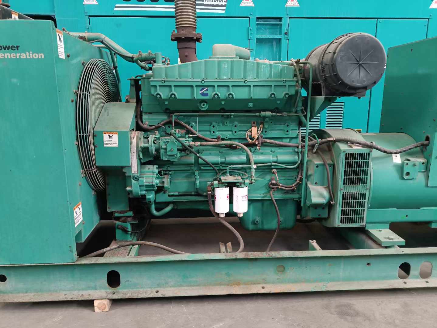 站前过载会对 600kW 柴油发电机组造成哪些损害?